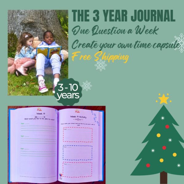 3 year journal for kids one question a week